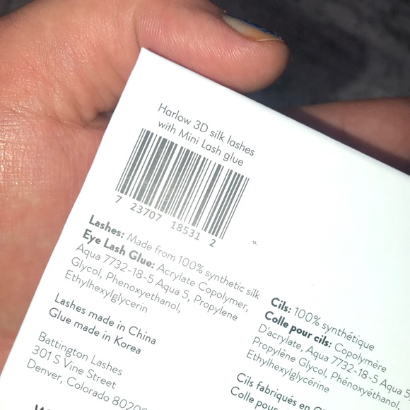 BRAND NEW BATTINGTON LASHES WITH GLUE - Picture 3 of 3